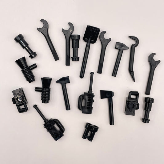 LEGO Mixed Tools, Minifigure Accessories, 20 Pieces