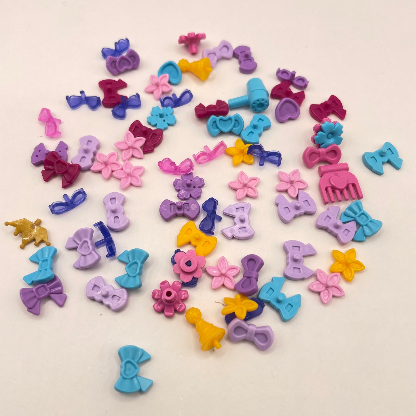 LEGO Mixed Friends Minifigure Hair Accessories, 65 Pieces