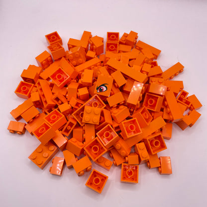 LEGO Orange, Bricks, Approx. 170g
