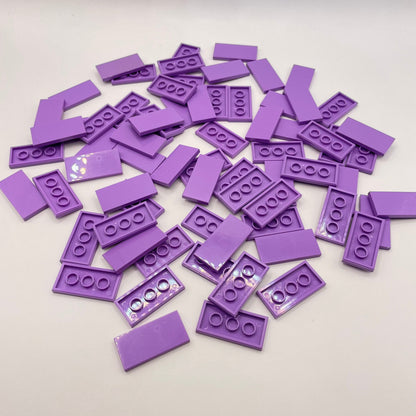 LEGO Tiles 2x4, Medium Lavender, 70 Pieces