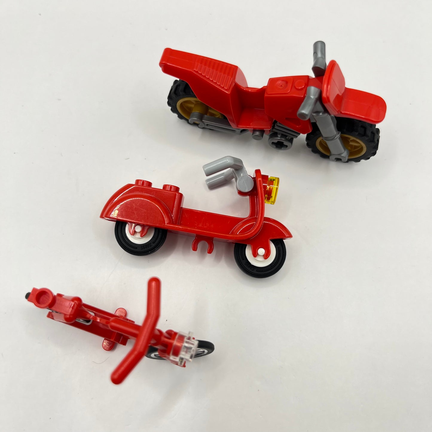 LEGO Bikes, Red, 3 Pieces