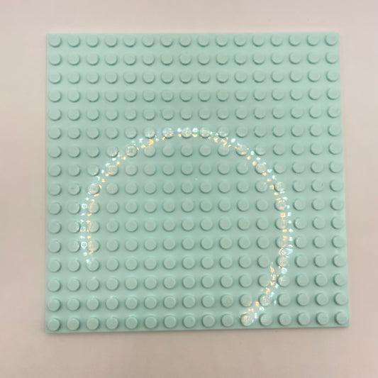 LEGO Plate, Light Aqua, 16x16, 91405 (1 Piece)