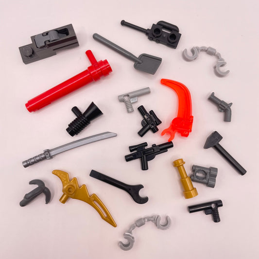 LEGO Tools and Weapons, Minifigure Accessories, 20 Pieces