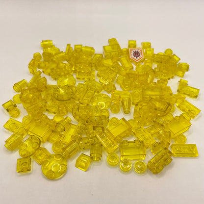 LEGO Transparent Yellow, Mixed Pieces, Approx. 40g
