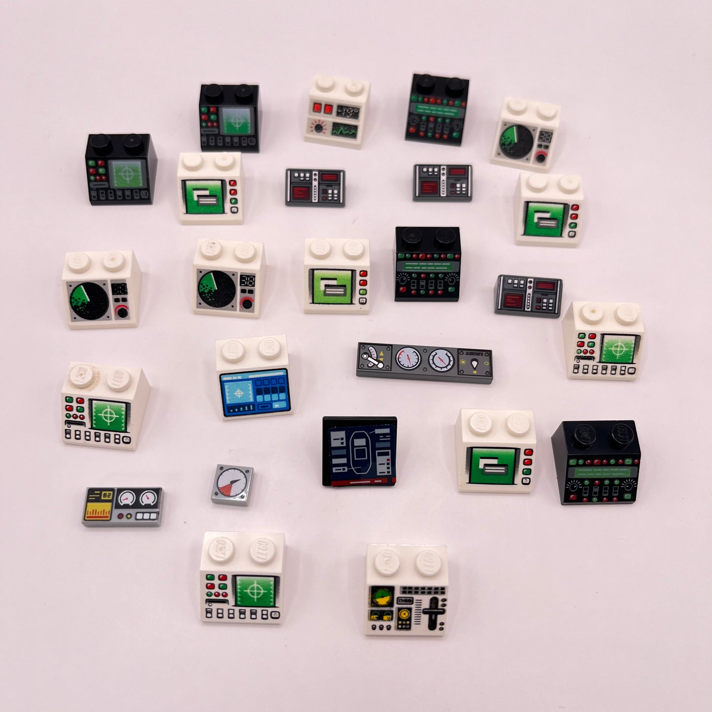 LEGO Computer, Airplane Screens, Prints and Stickers, 25 Pieces