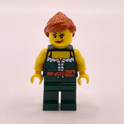 LEGO Female Pirate, Pirate, Minifigure, (pi143) wrong hair