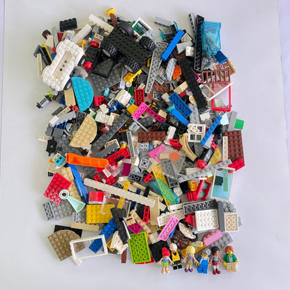 LEGO Fun Pack, Mixed Bag, Approx. 750g includes 6 Minifigures/Minidolls