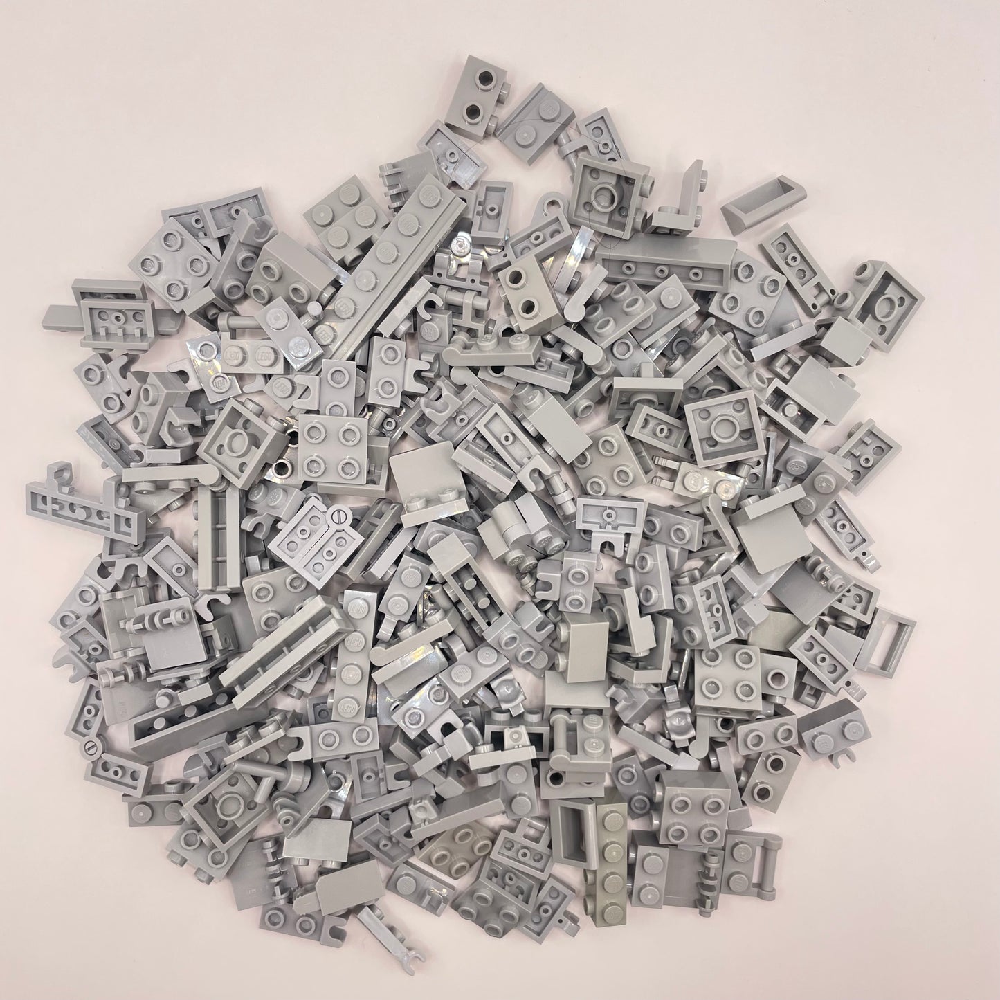 LEGO  Mixed SNOT, Light Bluish Grey, Approx. 140g