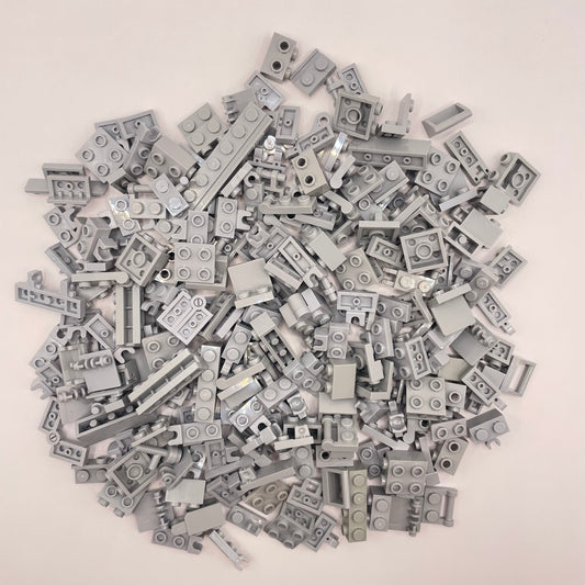 LEGO  Mixed SNOT, Light Bluish Grey, Approx. 140g