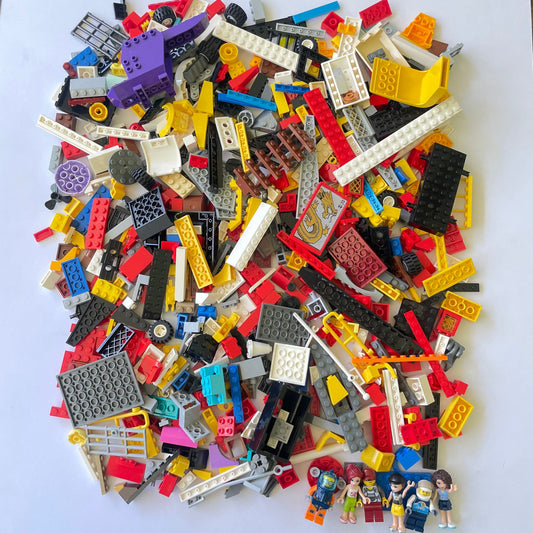 LEGO Fun Pack, Mixed Bag, Approx. 750g includes 6 Minifigures/Minidolls