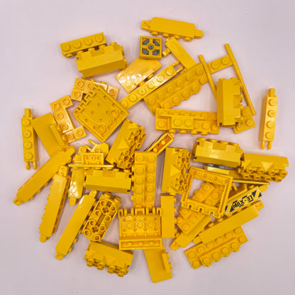 LEGO Vehicle Pieces, Yellow, Approx. 100g