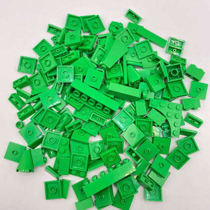 LEGO Mixed Bricks, Bright Green, Approx. 85g