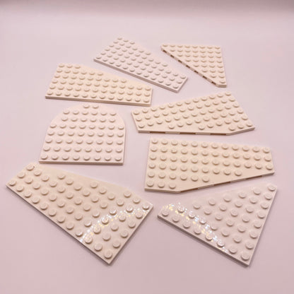 LEGO Wings and Plates, White, Approx. 60g
