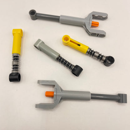 LEGO Linear Actuator x2 and Shock Absorbers x3, Mixed Colours, Technic, 5 Pieces