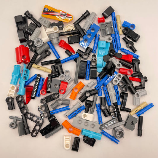 LEGO Small Mixed Technic with Pins, Mixed Colours, Technic, Approx. 60g
