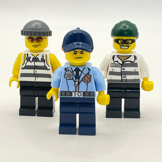 LEGO Police and Robbers, City, Minifigures (pack of 3)