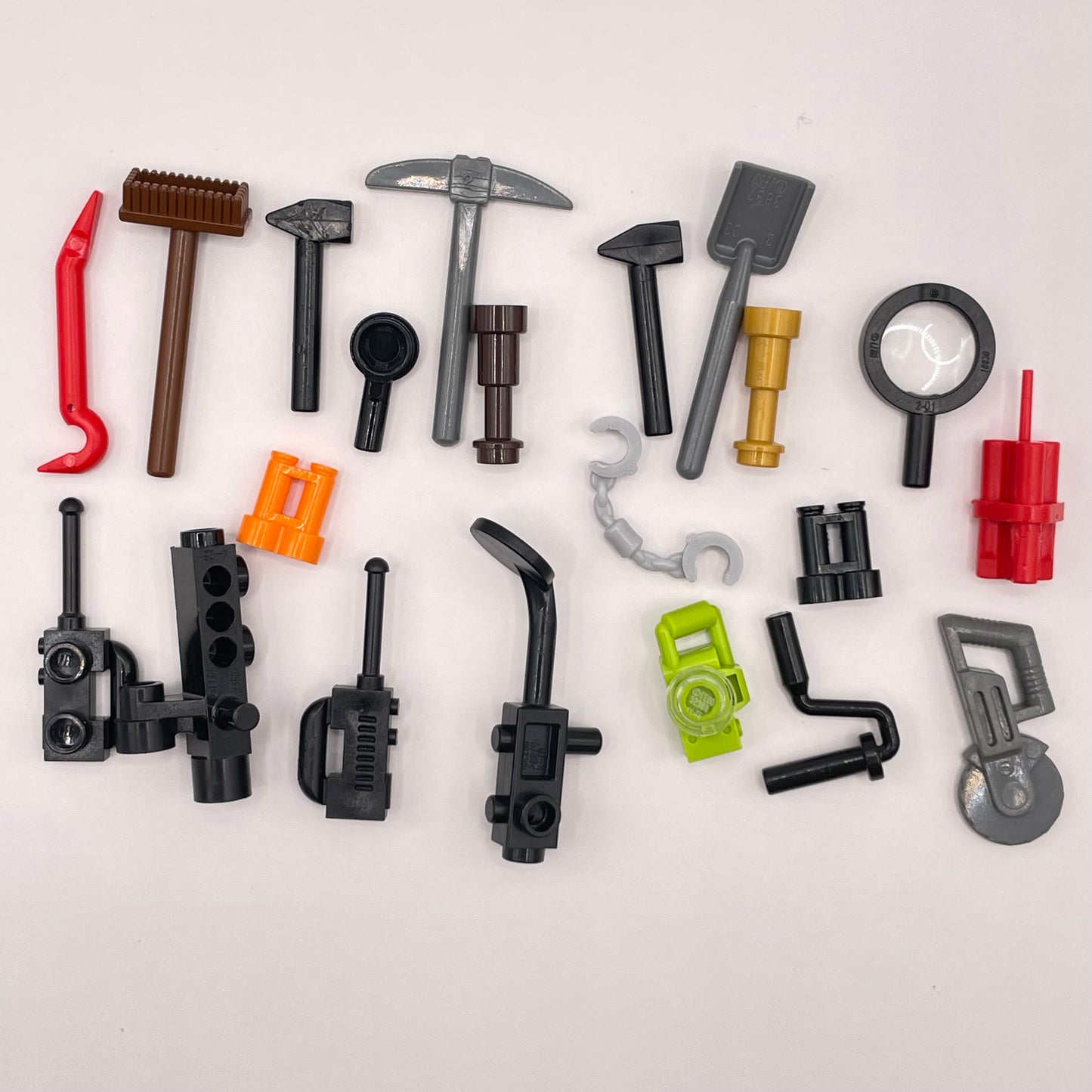 LEGO Mixed Tools, Minifigure Accessories, 22 Pieces