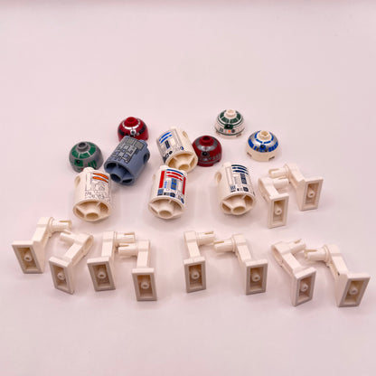 LEGO Build a Droid, 5 Pack, Star Wars, Minifigures, 20 Pieces