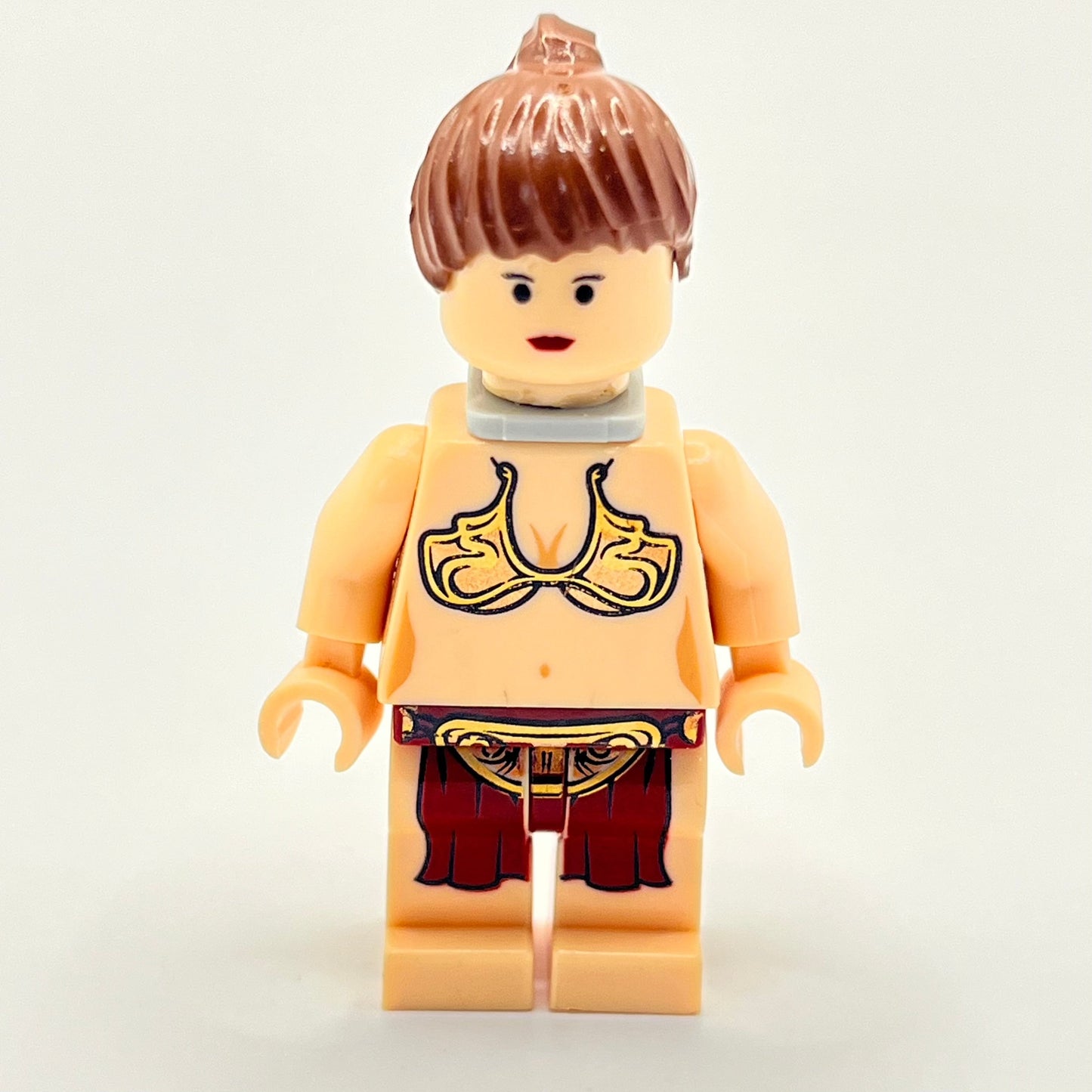 LEGO Princess Leia, Jabba Slave Outfit, Star Wars, Minifigure (sw0085) - Marked