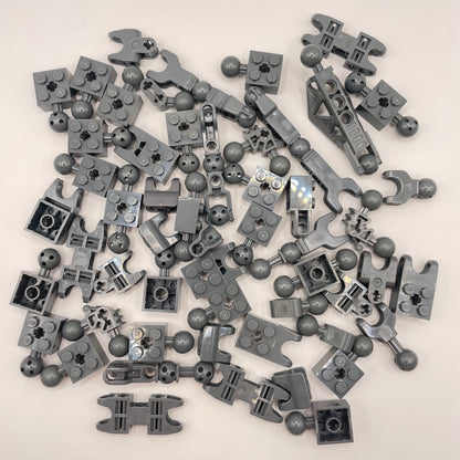 LEGO Bionicle, Joints, Dark Bluish Grey, Approx. 100g