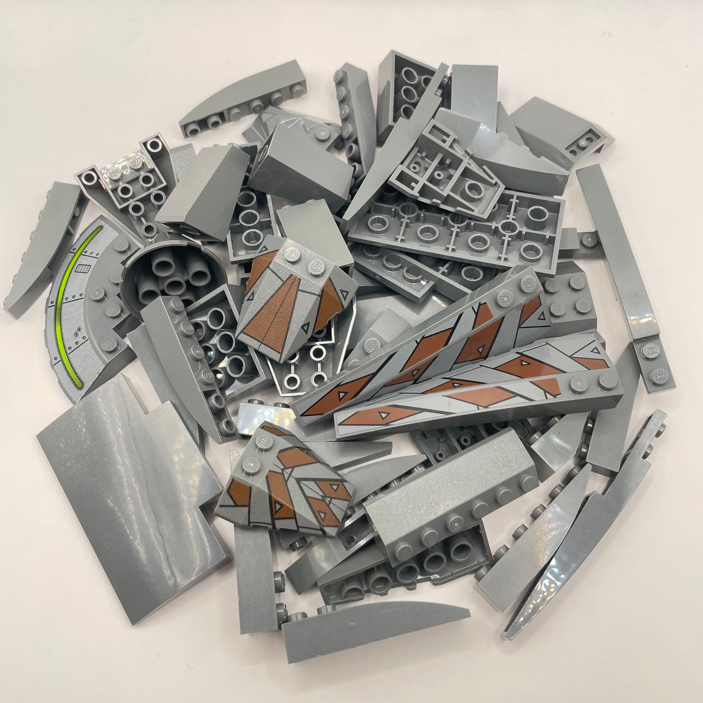 LEGO Slopes, Large, Dark, Bluish Grey, Approx. 125g