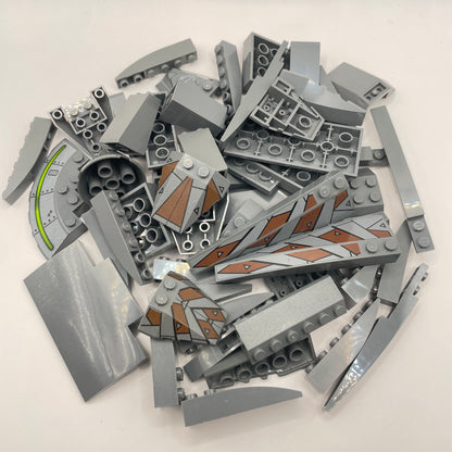 LEGO Slopes, Large, Dark, Bluish Grey, Approx. 125g