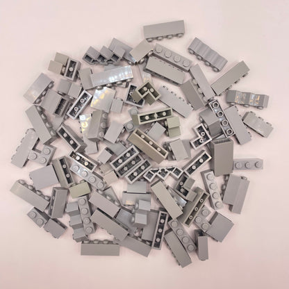 LEGO Bricks 1x Wide Short , Light Bluish Grey, Approx. 115g