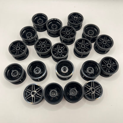 LEGO Wheel Hubs, Black, Vehicle, Approx. 85g