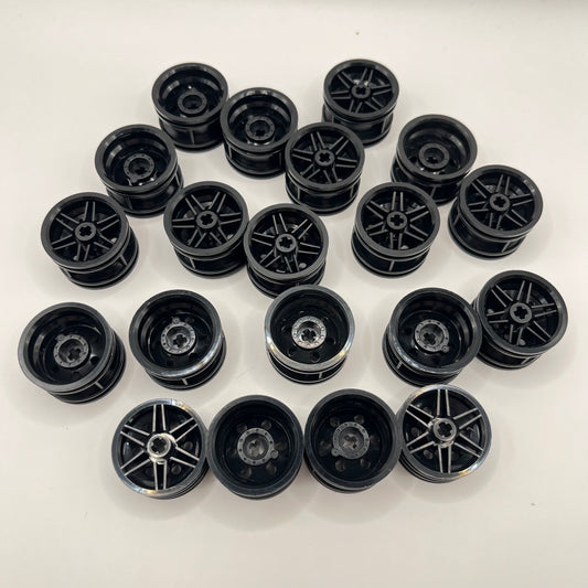 LEGO Wheel Hubs, Black, Vehicle, Approx. 85g