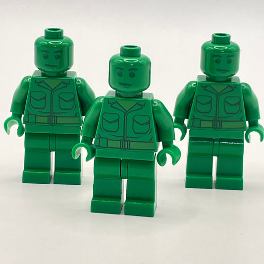 LEGO Green Army Men, Toy Story, Minifigure (toy001) (Set of 3)