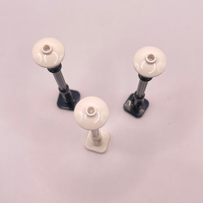 LEGO Lamp Posts, Winter Village, Building Pieces, Black and White, 3 Pieces