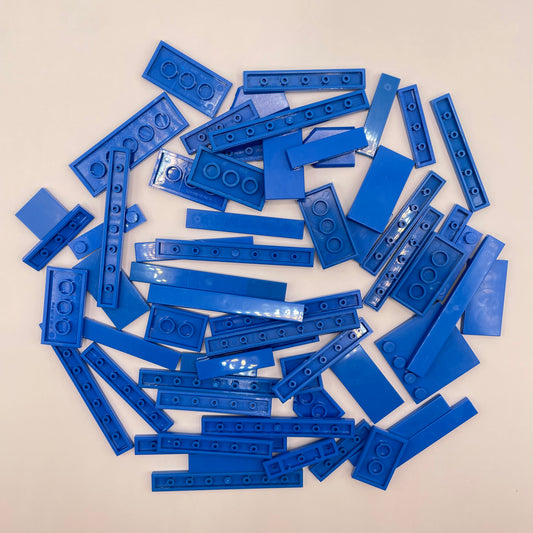 LEGO Large Tiles, Blue, Approx. 50g
