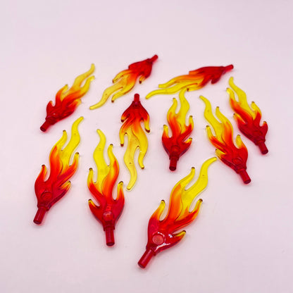 LEGO Transparent, Flames, 10 Pieces