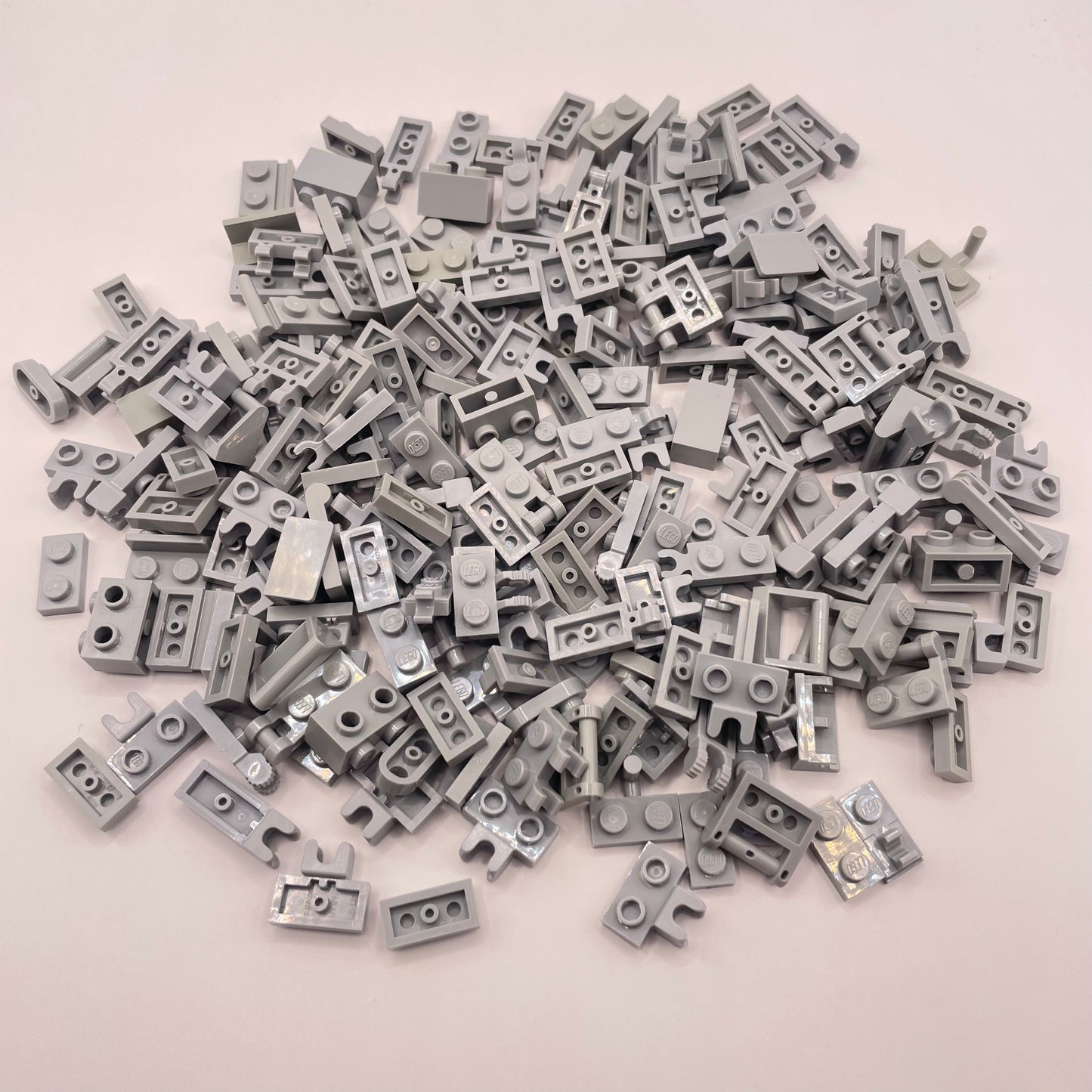 LEGO SNOT 1x2, Light Bluish Grey, Approx. 100g