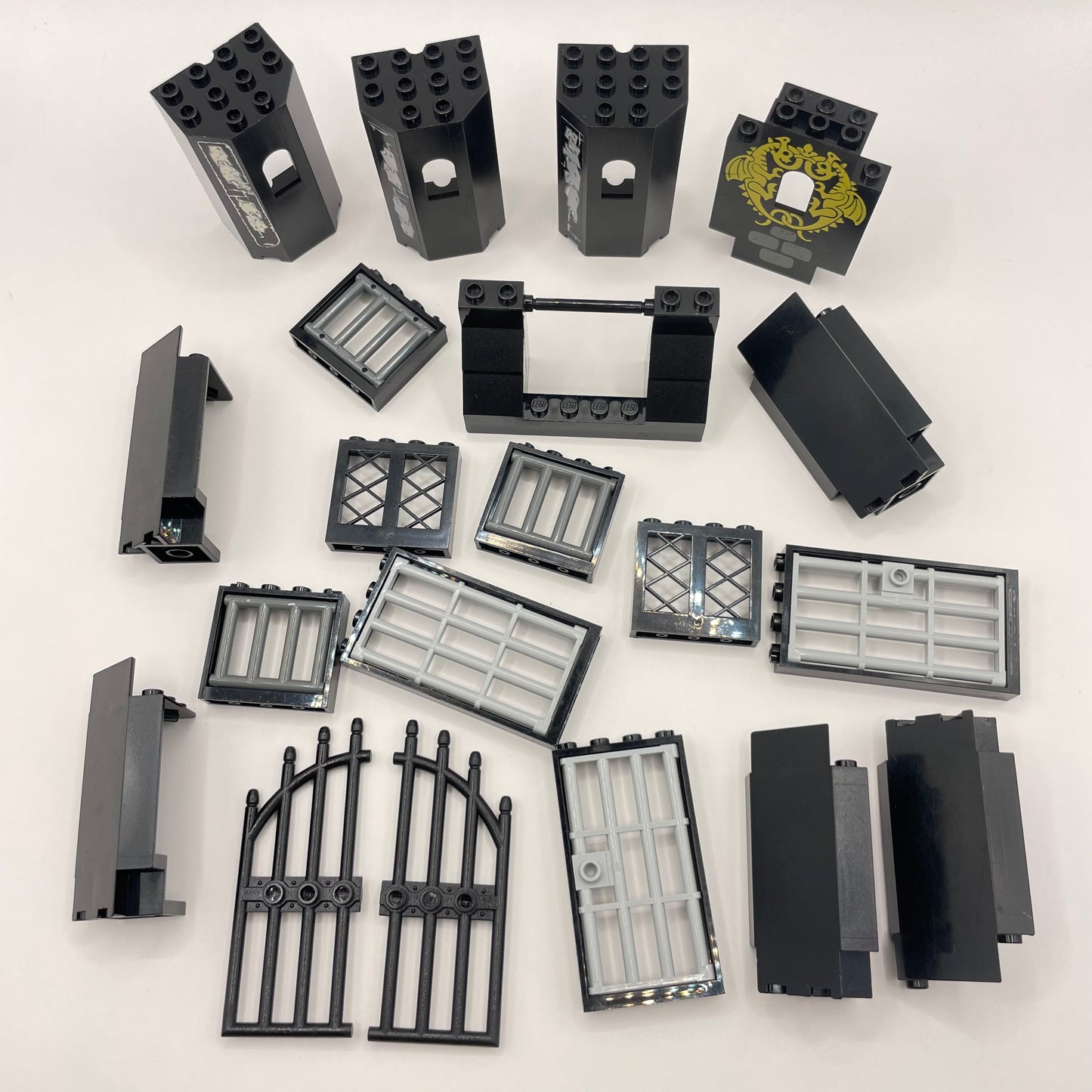LEGO Castle Pieces, Black, Building, 100g