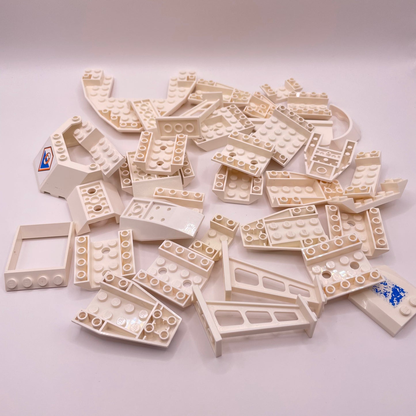 LEGO Mixed Boat, Vehicle Pieces, White, Approx. 120g