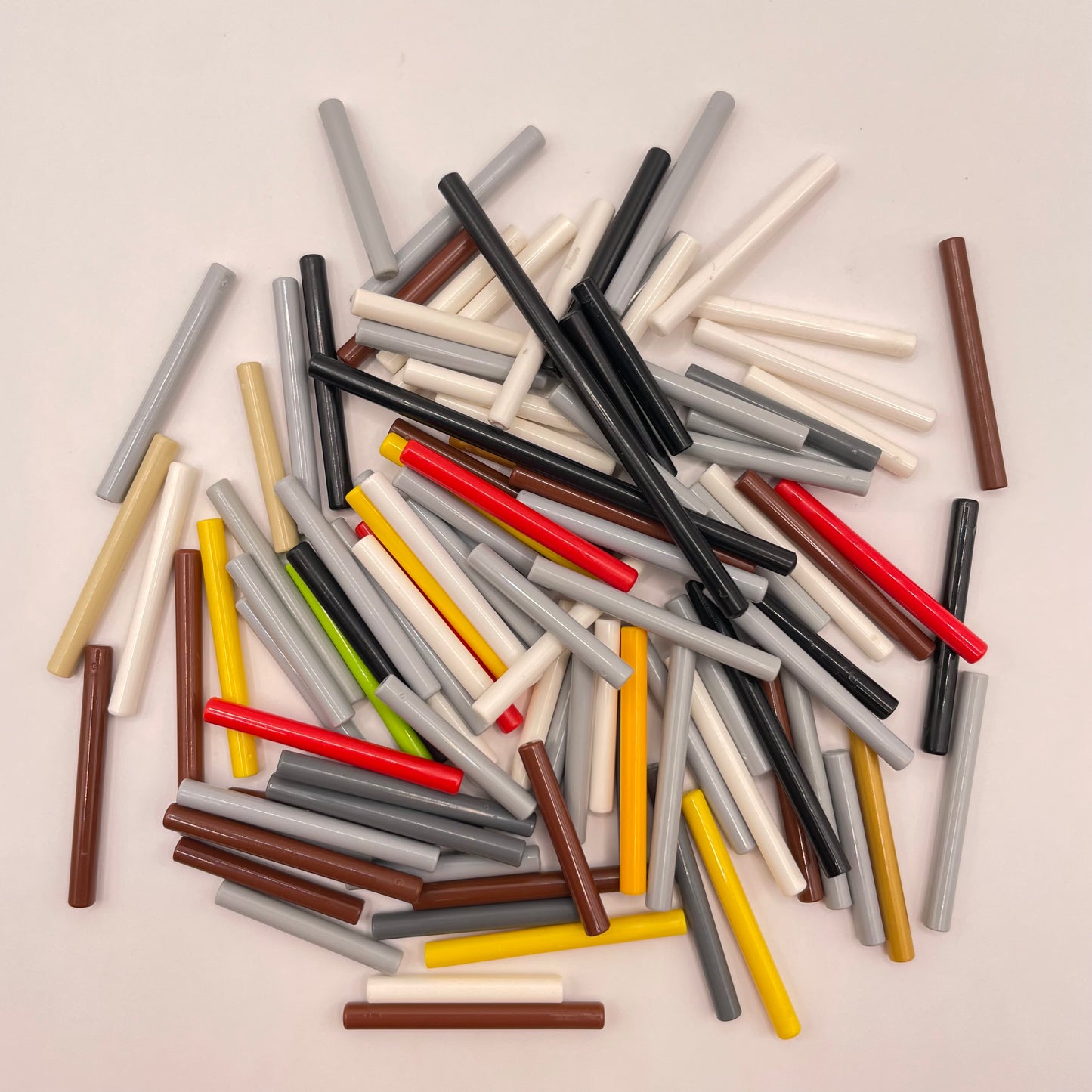 LEGO Mixed 3L / 4L Bars / Poles, 100 Pieces