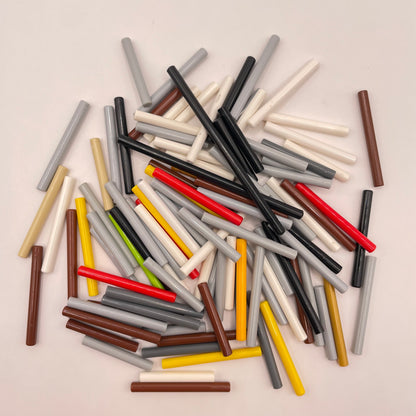 LEGO Mixed 3L / 4L Bars / Poles, 100 Pieces