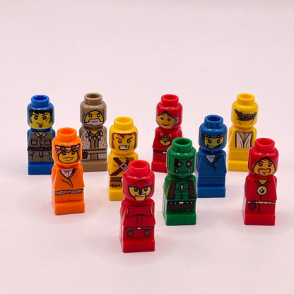 LEGO Microfigures, Mixed Colours, (10 Pack)