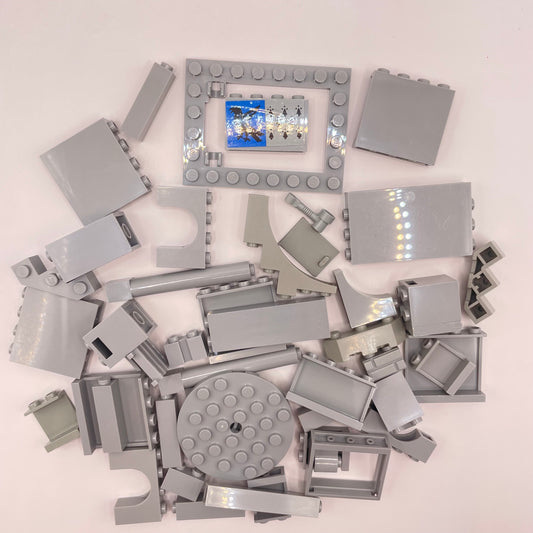LEGO Building, Light Bluish Grey, Approx. 80g