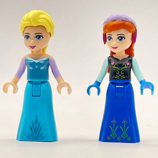 LEGO Anna and Elsa, Frozen, Disney, Minidoll (Pack of 2)