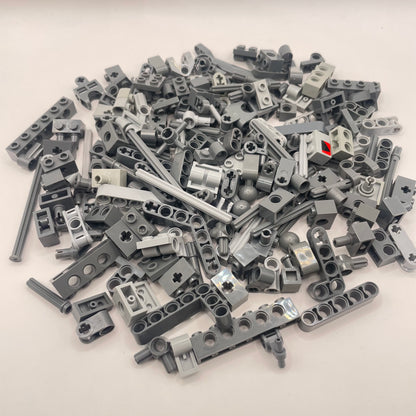 LEGO Medium Technic, Mixed Grey, Approx. 140g
