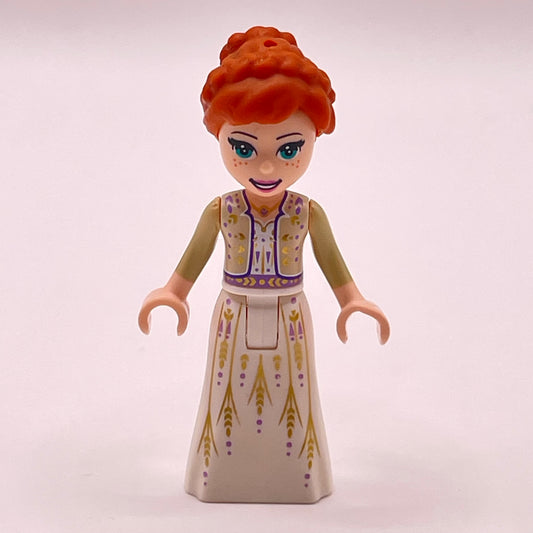 LEGO Anna, White Dress, Disney, Minidoll (dp070) marked