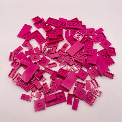 LEGO Tiles and Jumpers, Magenta, Approx. 45g