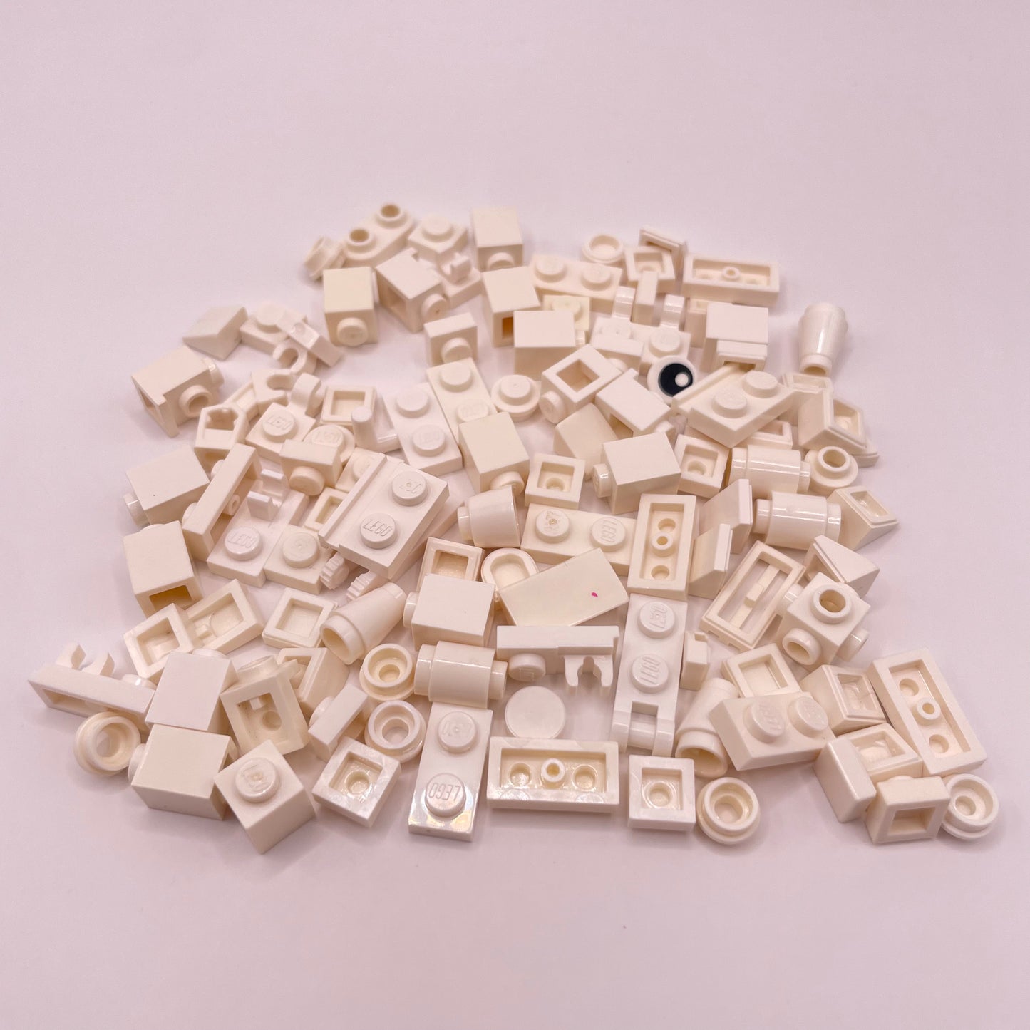LEGO Greebling, White, 100 Pieces