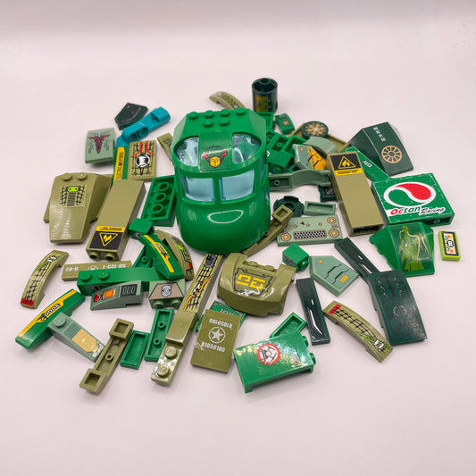 LEGO Prints and Stickers, Vehicle, Mixed Green, Approx. 70g
