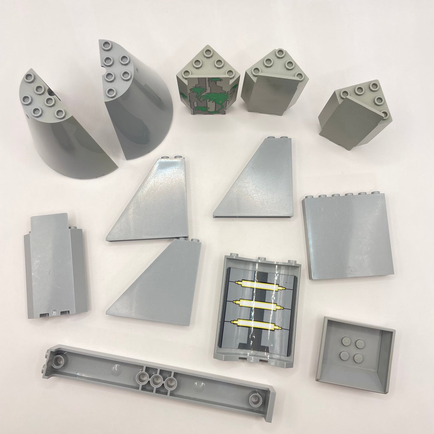 LEGO Mixed Building, Light Grey, Building, 13 Pieces