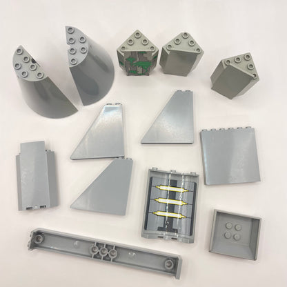 LEGO Mixed Building, Light Grey, Building, 13 Pieces