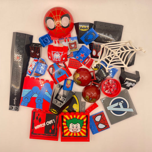 LEGO  Super Heroes, Vehicle Pieces, Mixed Colours Appox.95g