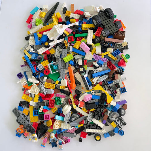 LEGO Fun Pack, Mixed Bag, Approx. 750g includes 6 Minifigures/Minidolls